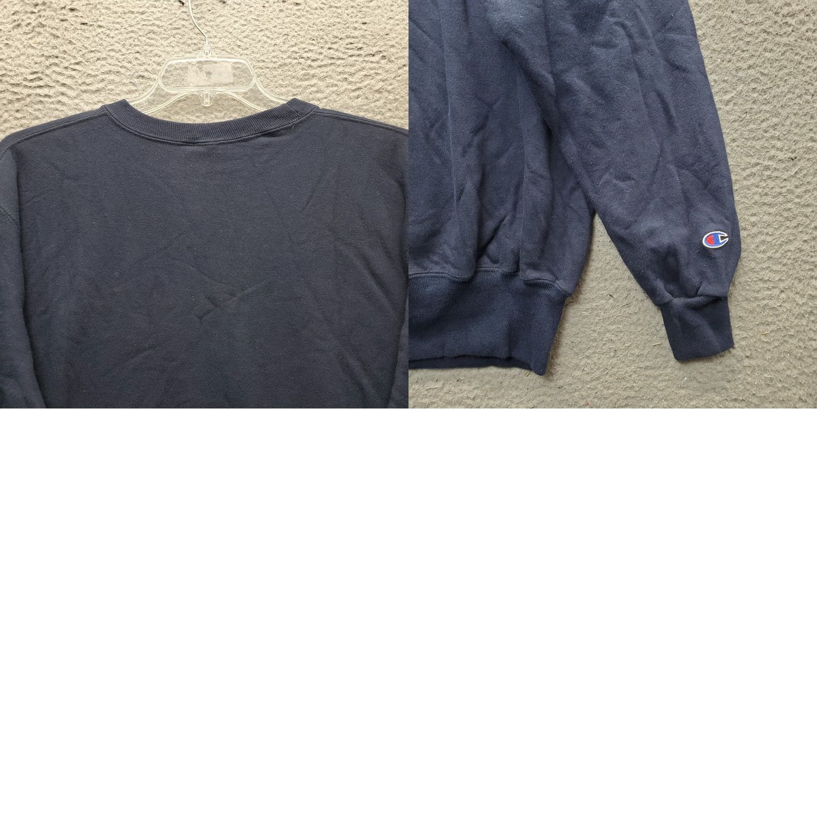 Champion Champion Sweatshirt Mens XXL Navy Embroidered Logo Crew Neck Rib Hem Size US XXL / EU 58 / 5 - 8 Thumbnail