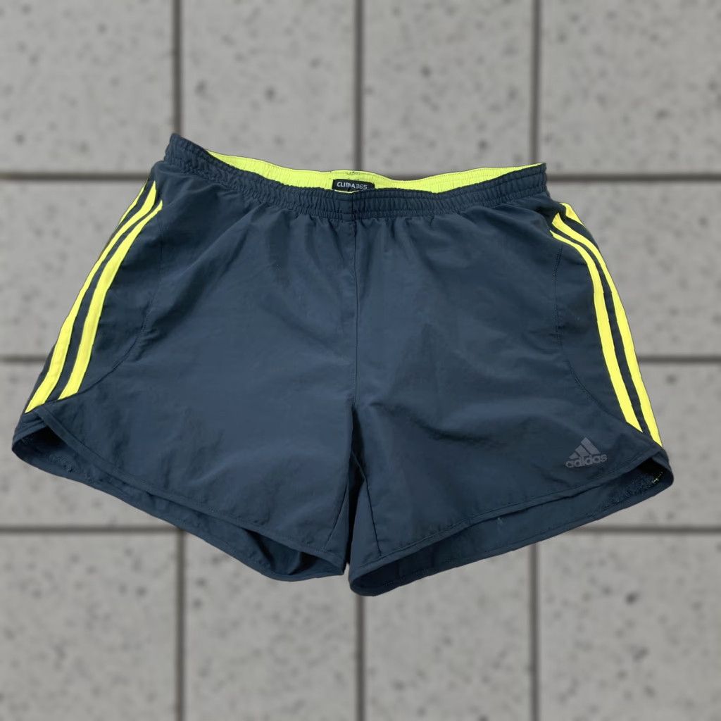 Adidas Adidas Women's Shorts Clima365 Grey Yellow Running Athletic Size M Size 32" / US 10 / IT 46 - 1 Thumbnail