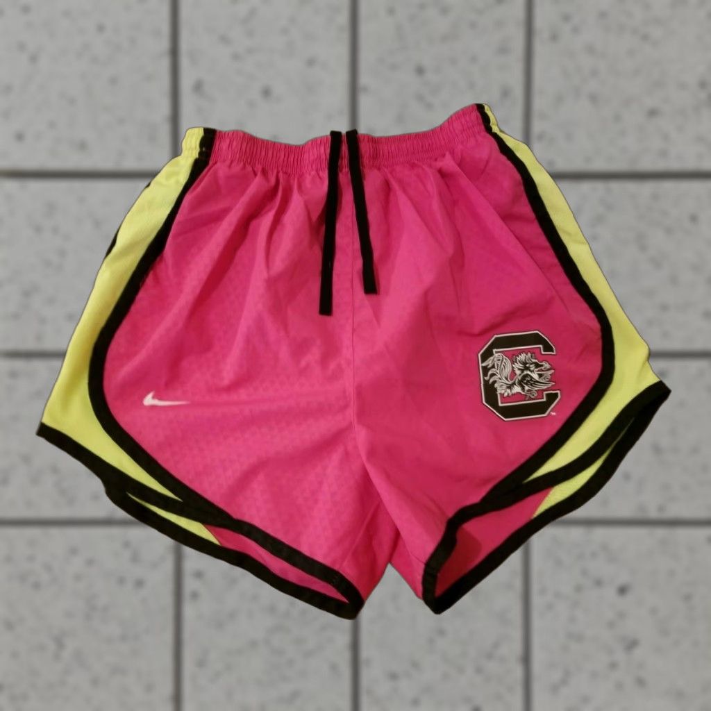 Vintage Womens Nike South Carolina Gamecocks Shorts XS Pink Athletic Gym Workout Size 26" / US 2 / IT 38 - 1 Thumbnail