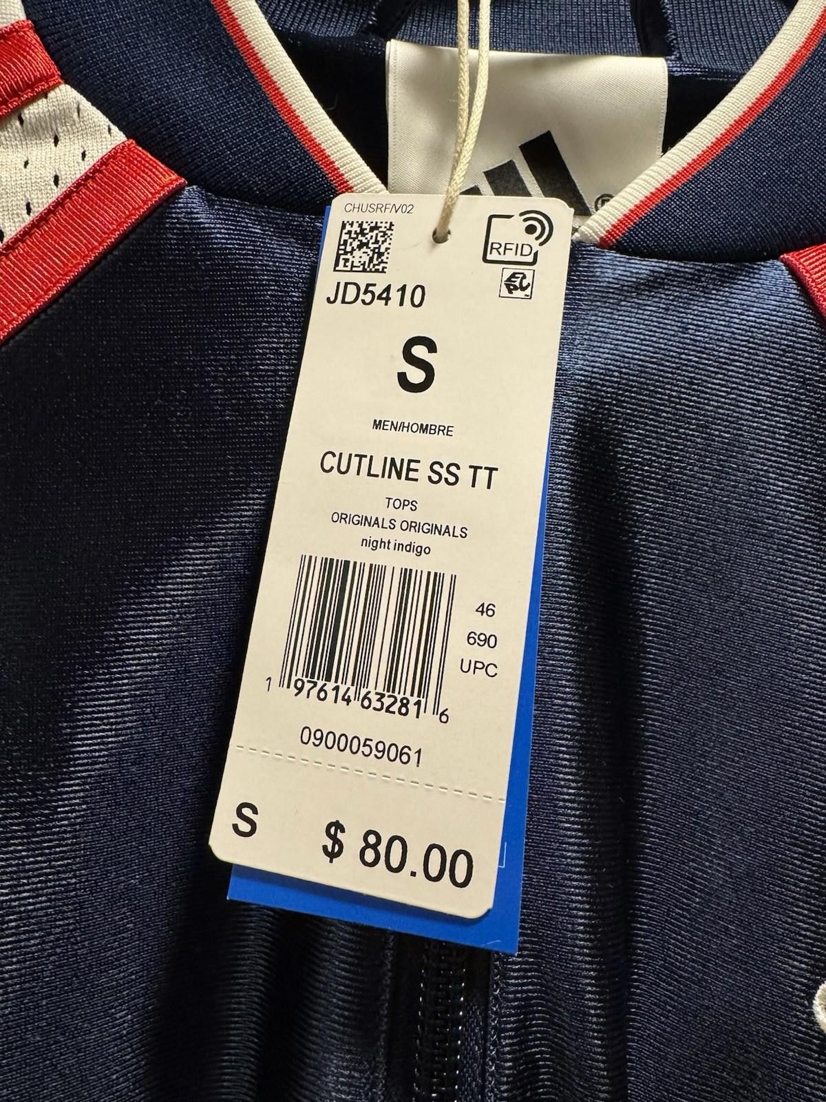 Adidas adidas Cut-out short-sleeve Track Top Night Indigo Size US S / EU 44-46 / 1 - 4 Thumbnail