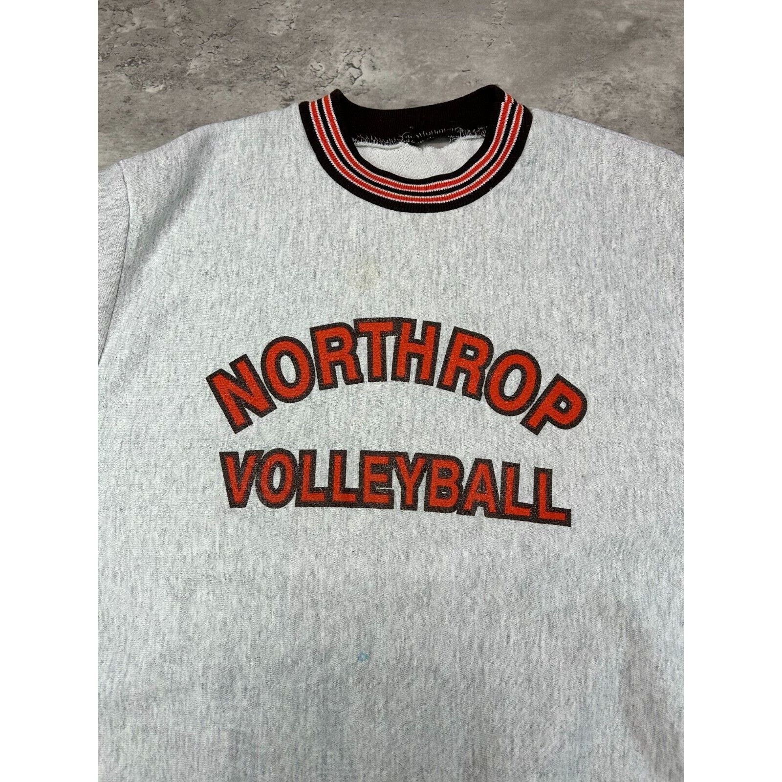 Vintage Vintage 90s Northrop Volleyball Graphic Sweatshirt Size XL Size US XL / EU 56 / 4 - 4 Thumbnail