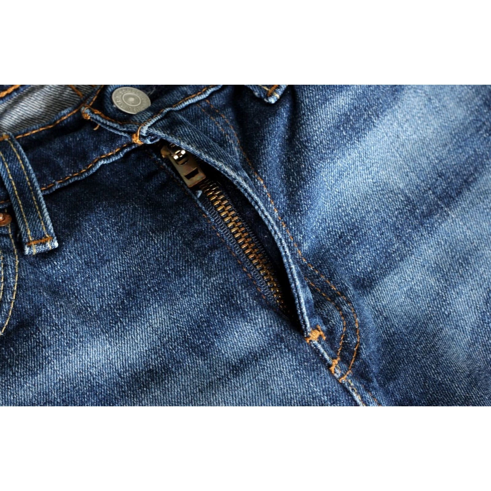 Levi's LEVI’S 510 Skinny Fit Stretch Jeans Men W28 L30 DZ6108 Blue Medium Denim 5-Pocket Rise Mid 10-12in Slim Zip Pocket Mens Size US 28 / EU 44 - 6 Thumbnail
