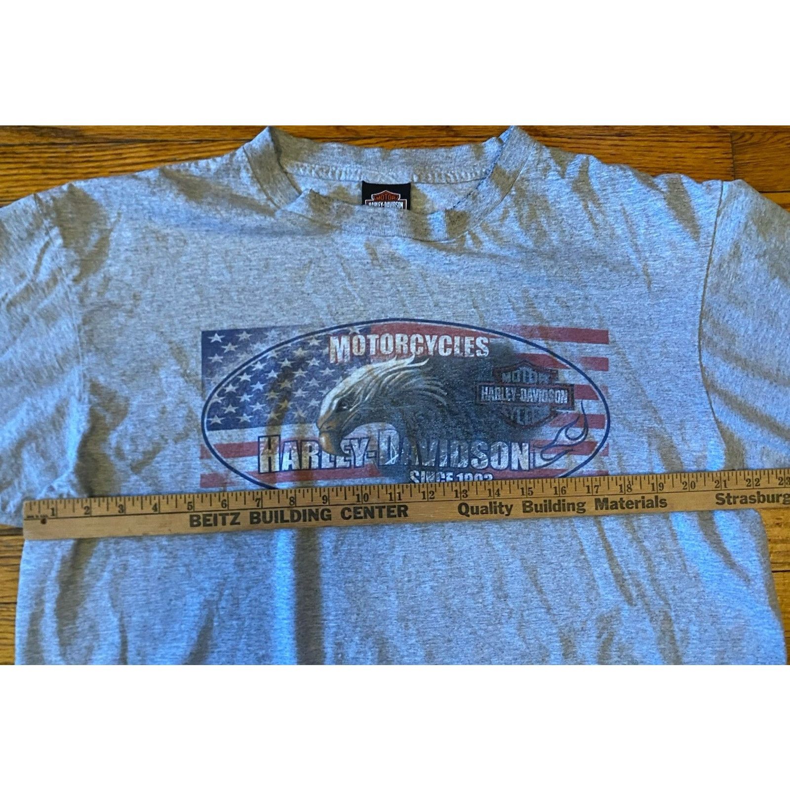 Harley Davidson Harley Davidson MN T Shirt 2 American Flag Eagles Men’s XL Size US XL / EU 56 / 4 - 5 Thumbnail