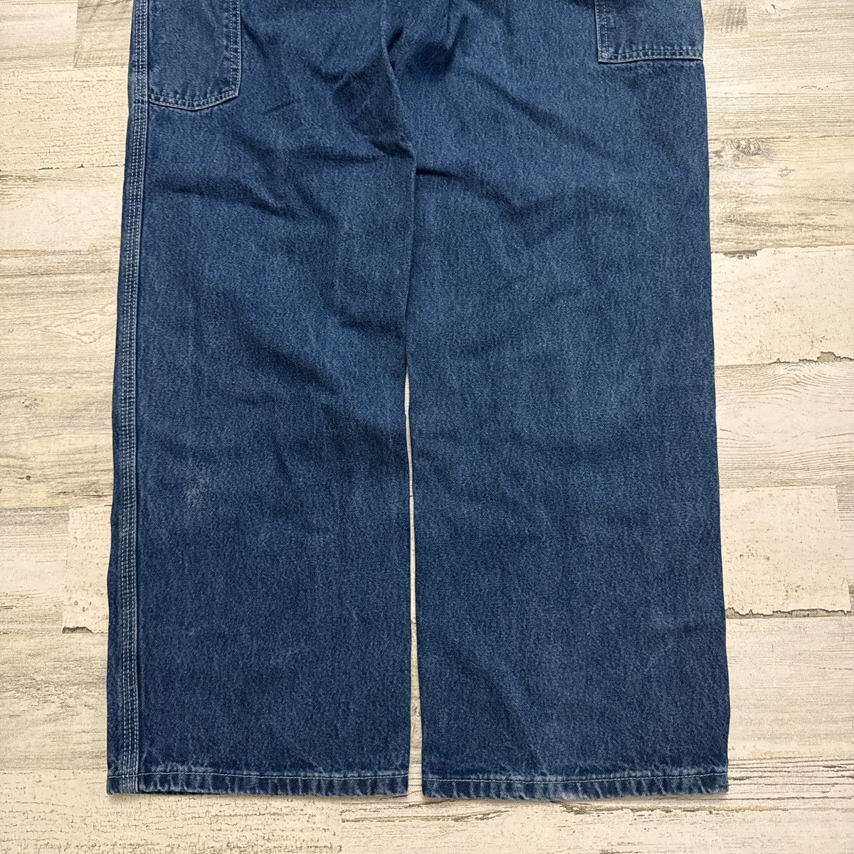 Carhartt Carhartt Baggy Blue Denim Carpenter Workwear Jeans 33x32 Size US 33 - 5 Thumbnail