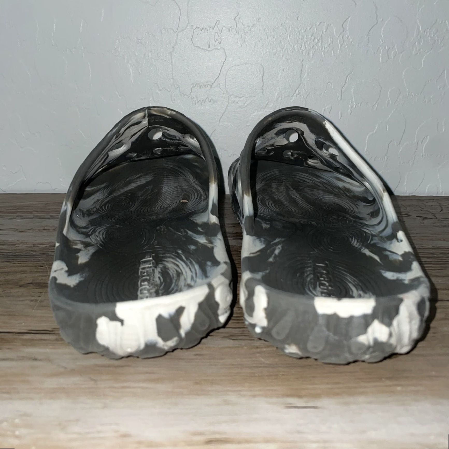 Merrell Merrell Gray Open-Toe Slides Mens Size 8 Sandal Slide Open Toe Gray 8 Mens Size ONE SIZE - 3 Thumbnail