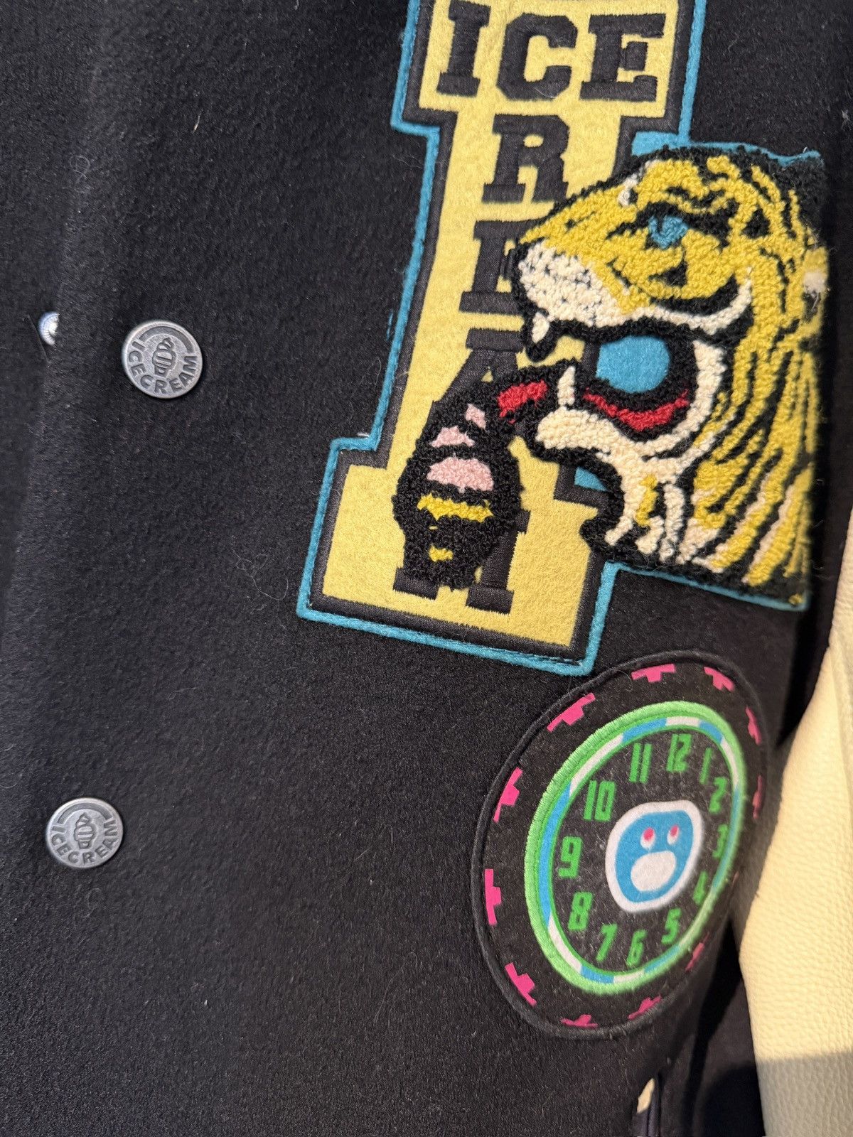 Icecream Icecream Tiger Varsity Letterman Jacket Size US XXL / EU 58 / 5 - 5 Thumbnail