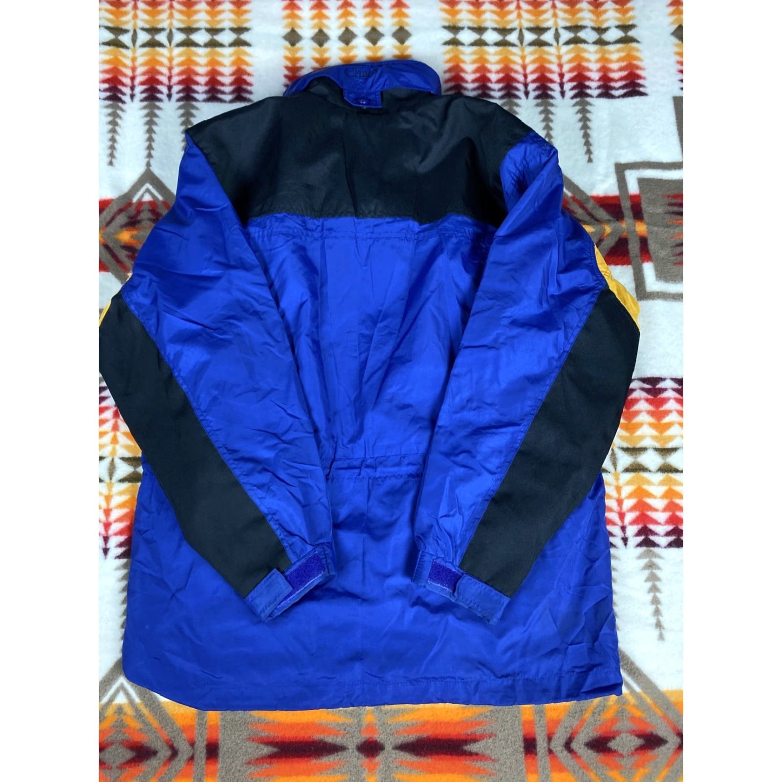 Vintage VINTAGE Columbia Windbreaker Jacket 90s Men M Black Chaos Size US M / EU 48-50 / 2 - 2 Thumbnail