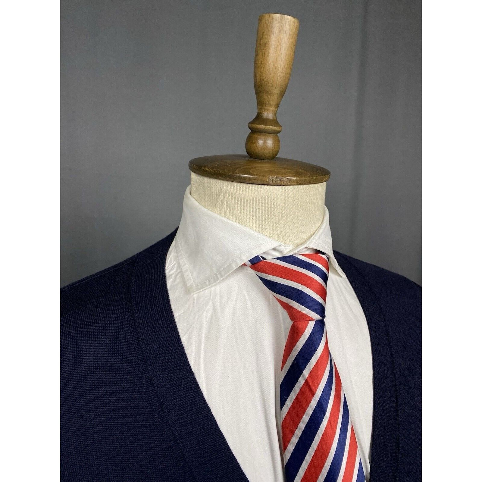 Louis Vuitton Louis Vuitton Men's Blue Wool Cardigan Sweater Size M Size US M / EU 48-50 / 2 - 6 Thumbnail