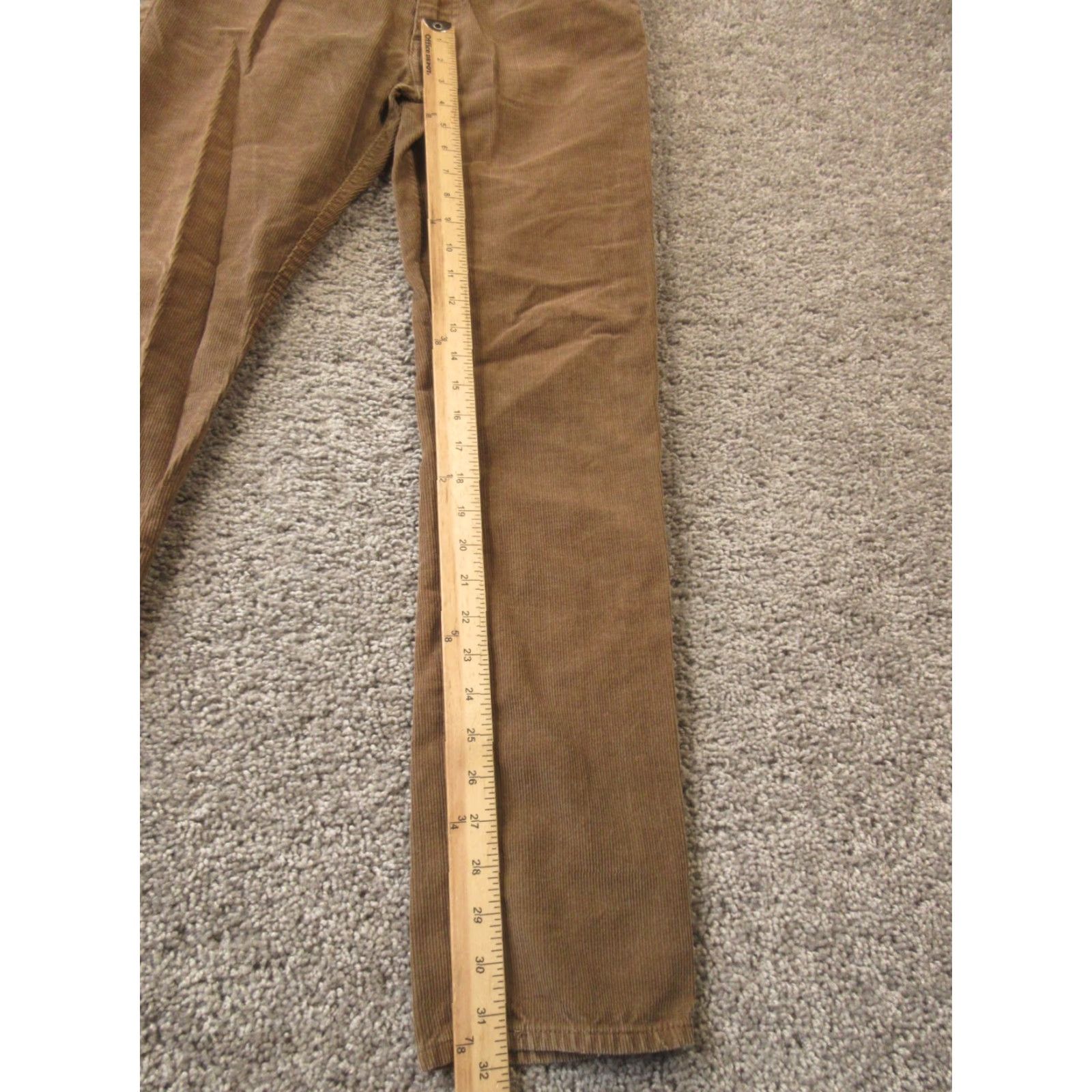 J.Crew J.CREW Corduroy Pants Women's 28x32 Brown Slim Straight Chino Vintage Size 28" / US 6 / IT 42 - 7 Thumbnail