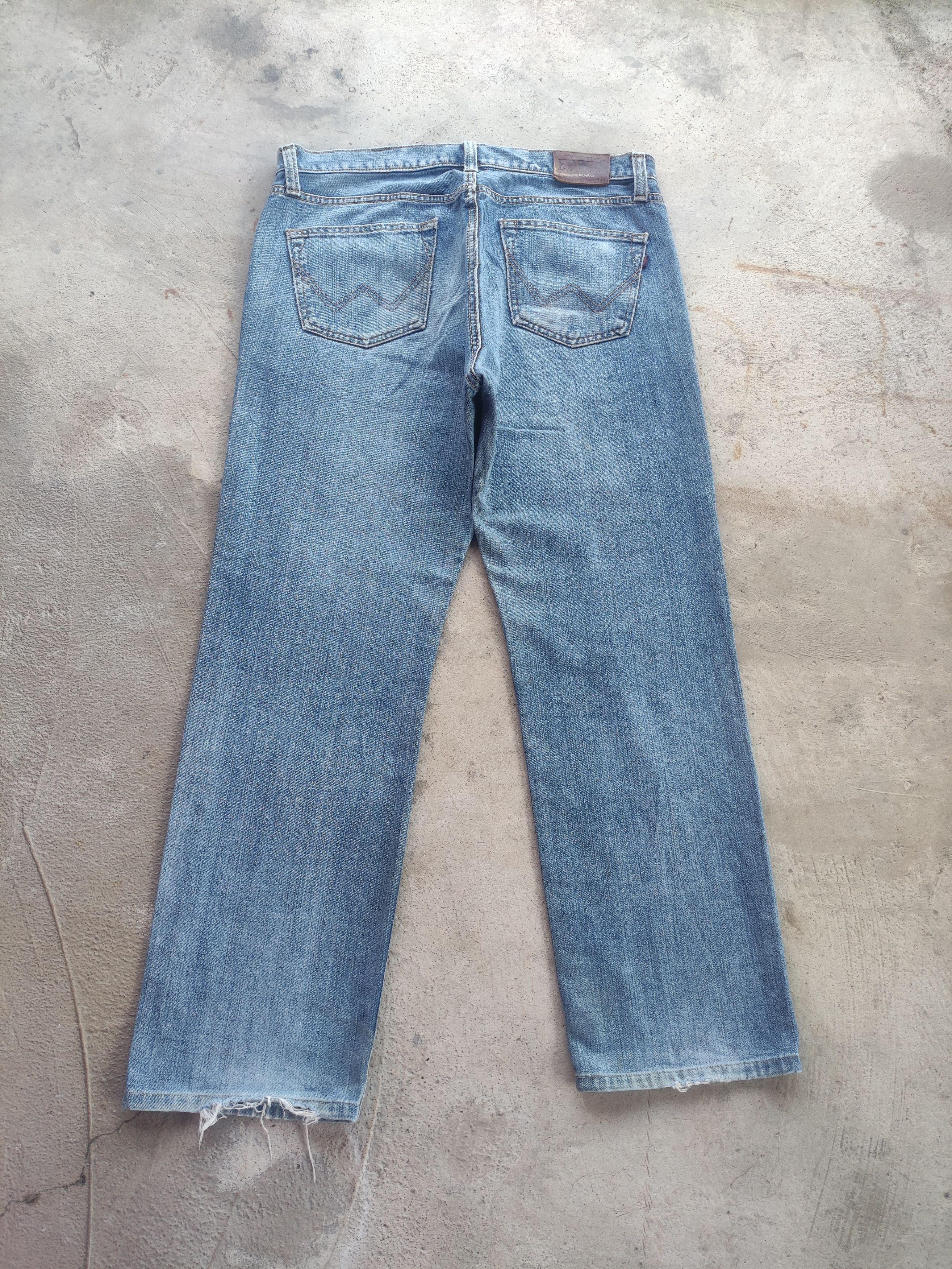 Vintage Edwin 403 Japan Jean Distressed Faded Denim