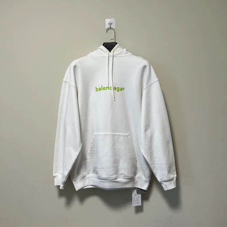 Balenciaga Balenciaga Logo Pattern Hooded Casual Long Sleeve Hoodie Size US S / EU 44-46 / 1 - 1 Thumbnail