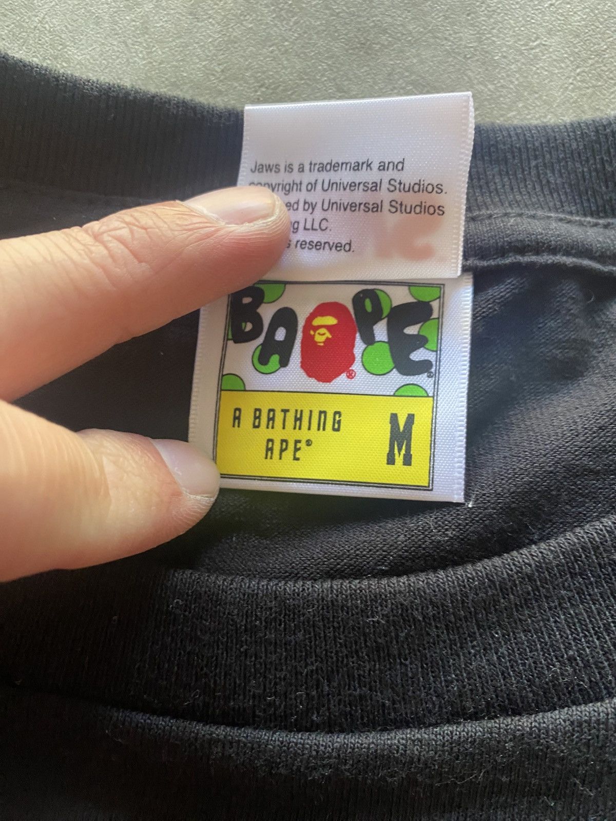 Bape Bape Jaws Tee Size US M / EU 48-50 / 2 - 3 Thumbnail