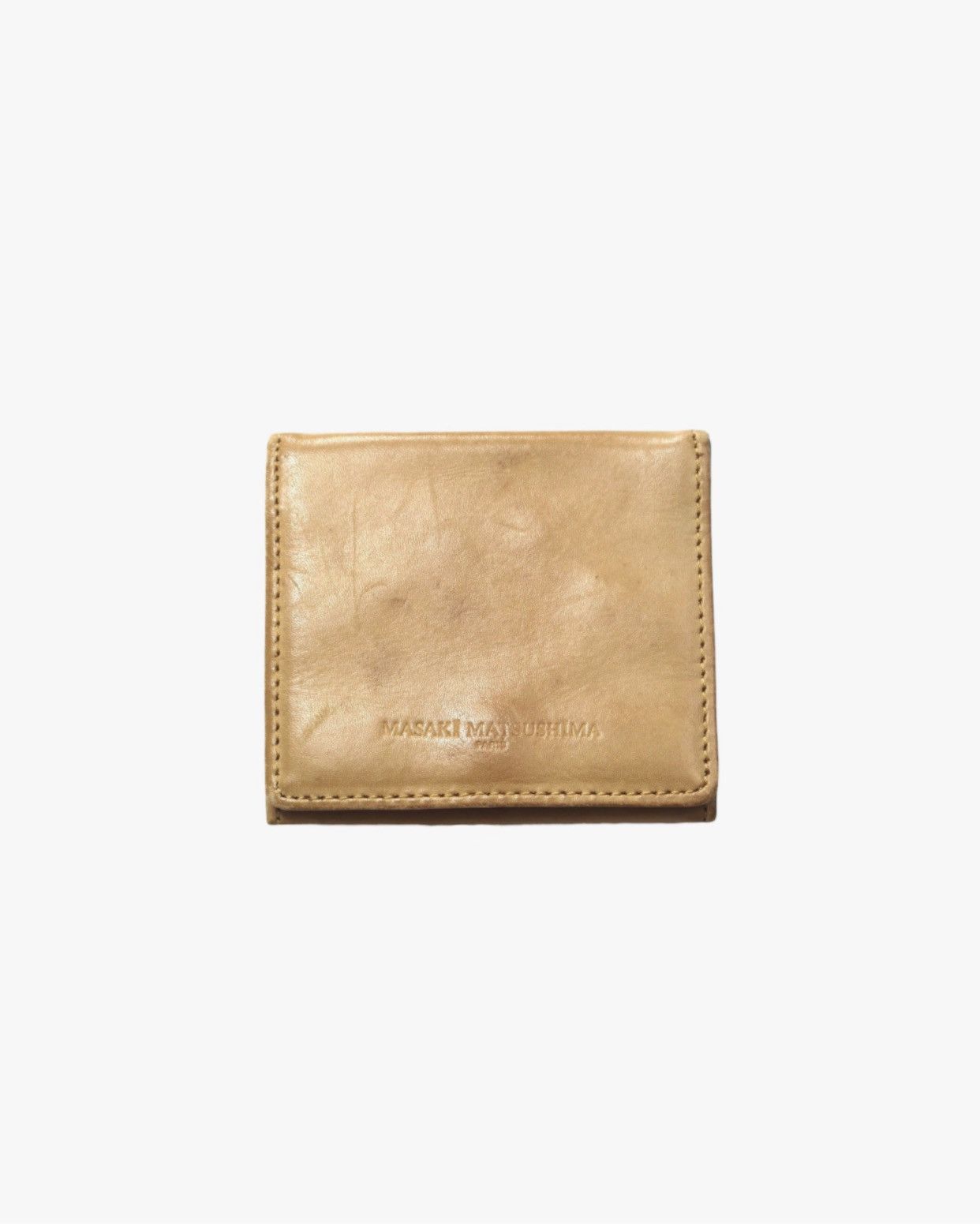 Masaki Matsushima 00s MASAKI MATSUSHIMA PARIS COW LEATHER WALLET 
