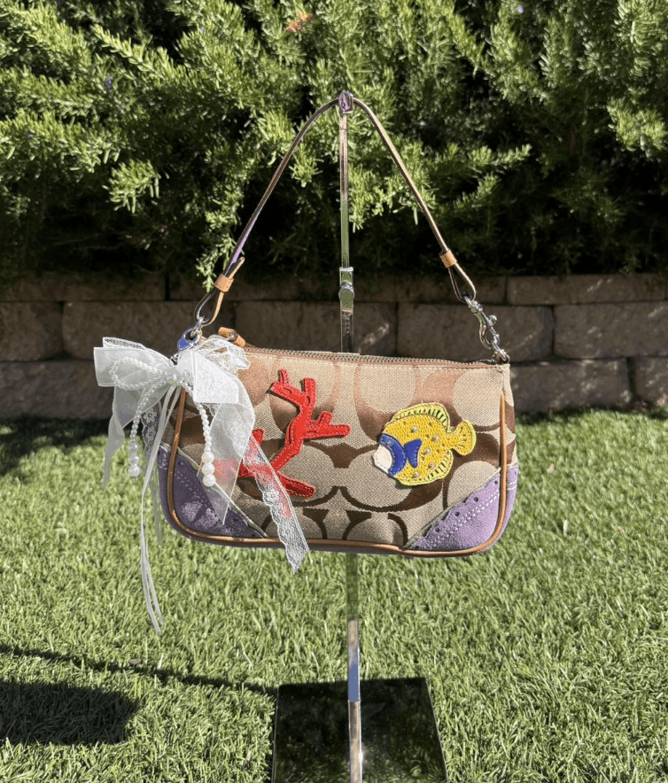 Coach Vintage Limited Edition Coach Signature Fish Coral 1491 Bag | Grailed