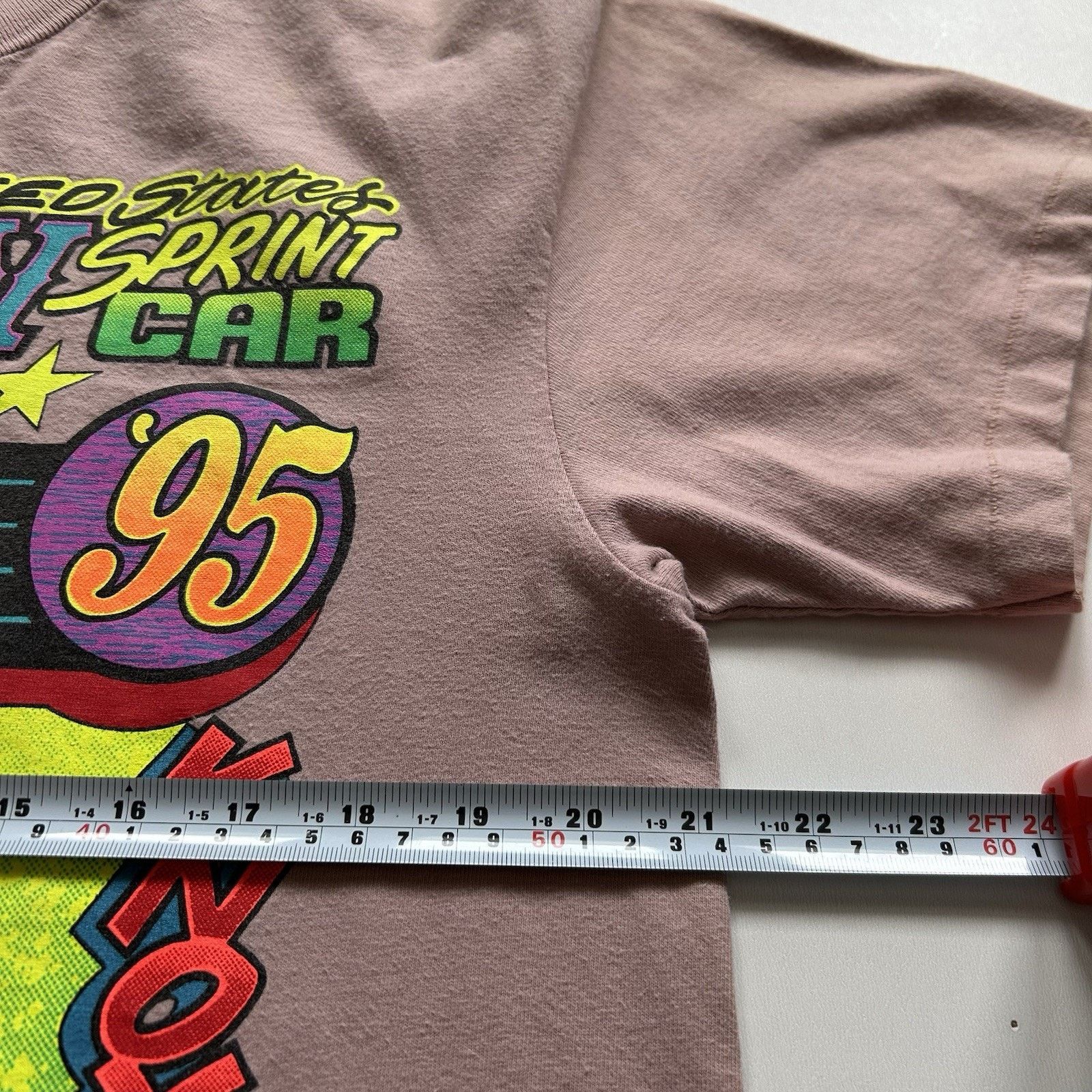Hanes × Vintage Vintage Hanes Beefy-T Shirt Large 90s Racing Sprint Car Art Size US L / EU 52-54 / 3 - 10 Thumbnail