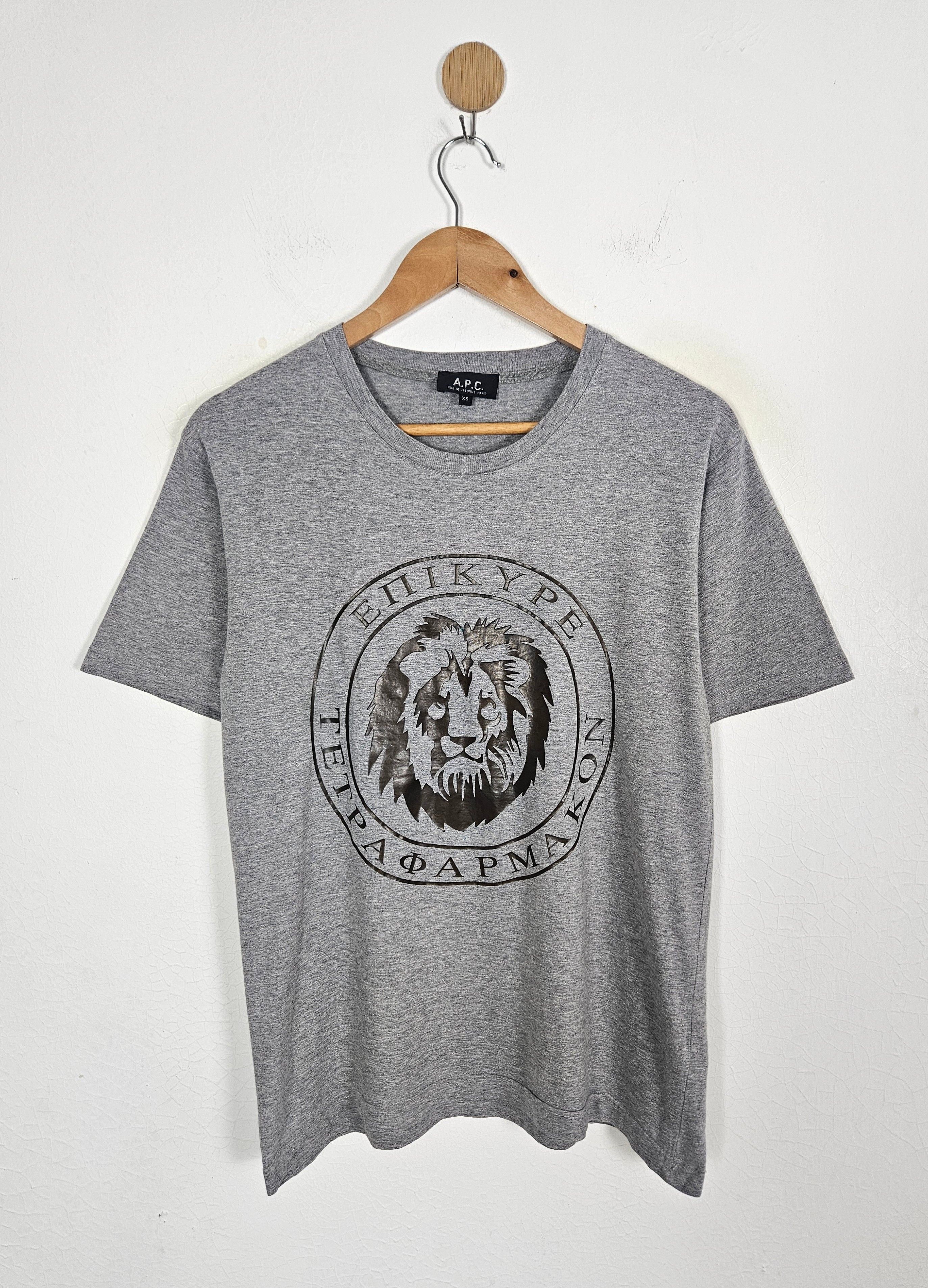A.P.C. APC lion shirt Size US XS / EU 42 / 0 - 1 Thumbnail