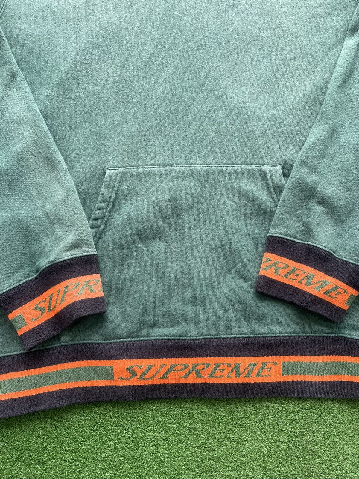 Supreme 🔥HOT🔥VINTAGE SUPREME STRIPED RIB HOODIES VERY RARE Size US L / EU 52-54 / 3 - 2 Thumbnail