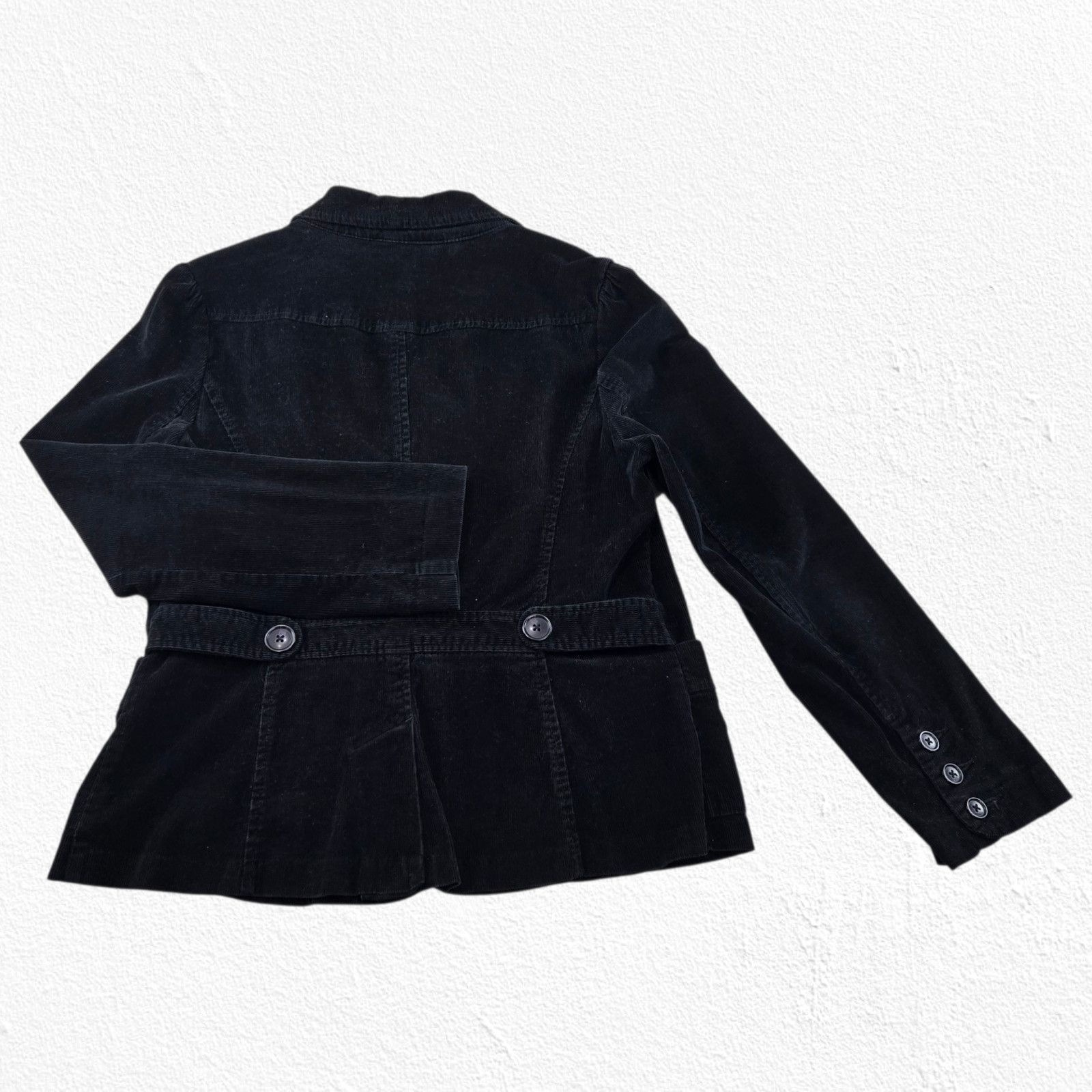 St. Johns Bay Y2K Black Corduroy Front Button Classic Jacket Size Large Size L / US 10 / IT 46 - 10 Thumbnail
