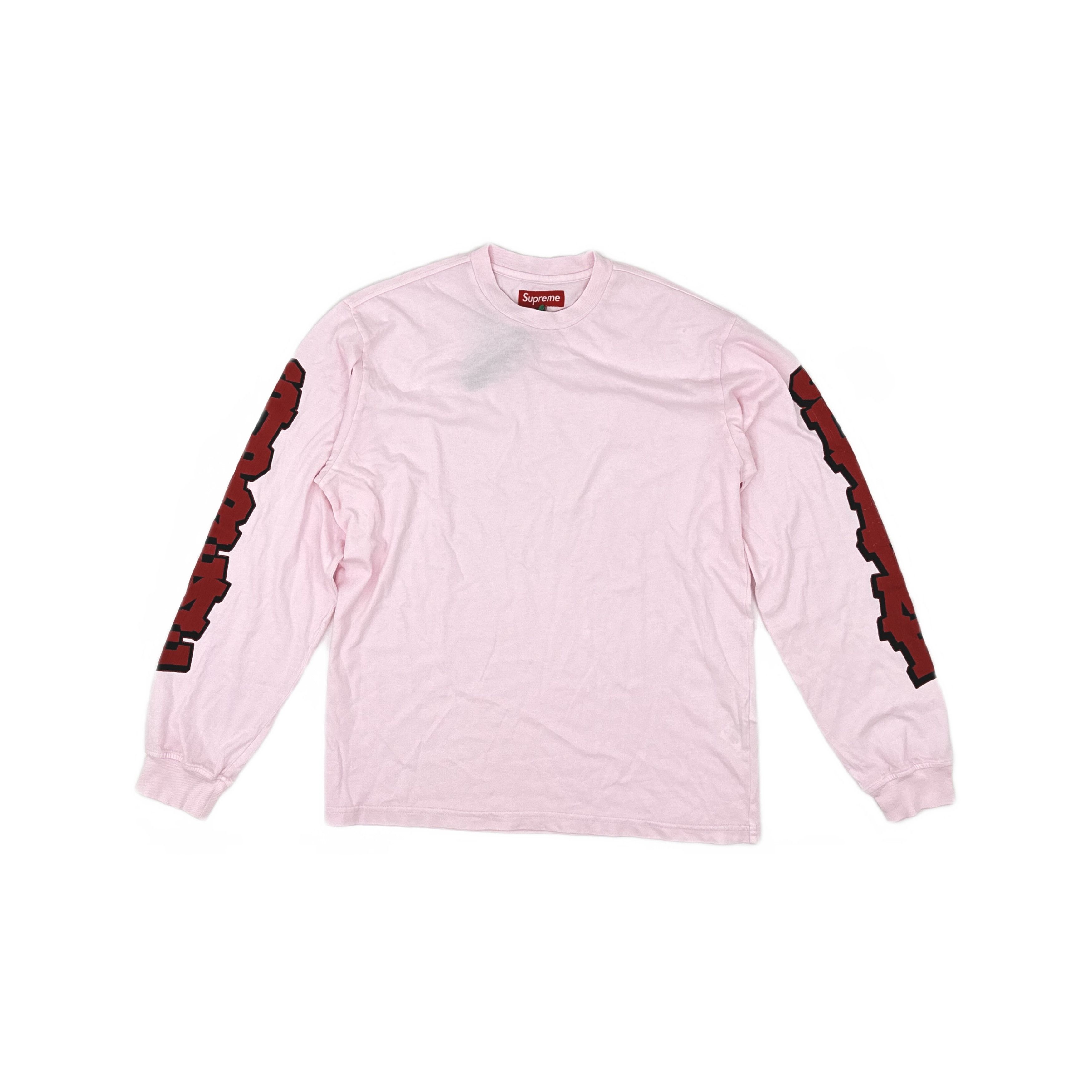 Supreme Pink Supreme Bloom Flower Long Sleeve Tee | Grailed