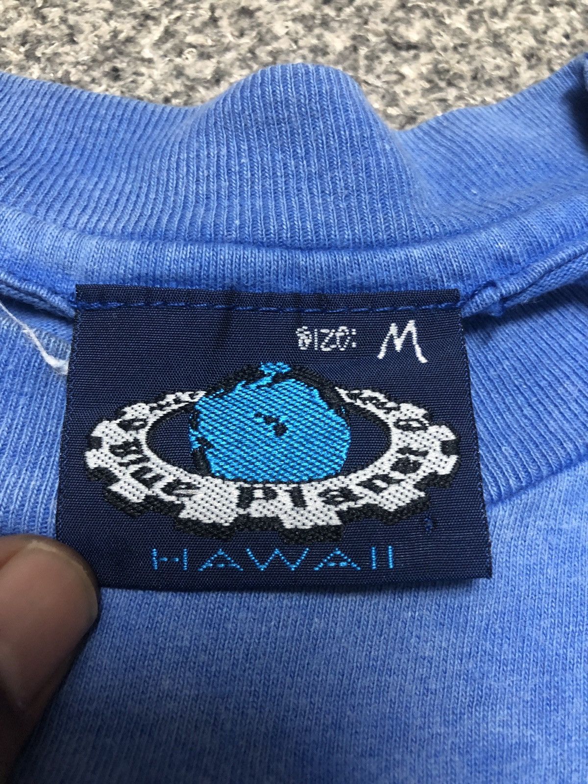Japanese Brand Vintage 80s Blue Planet Hawaii Surf Gear Backhit Tee Size US M / EU 48-50 / 2 - 15 Thumbnail