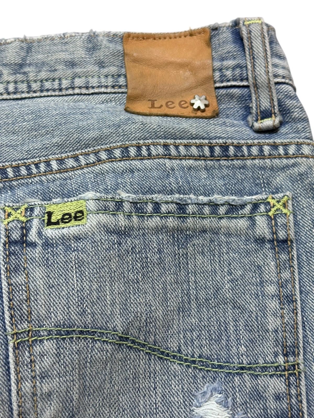 Issey Miyake × Lee Vintage Lee Flare Bootcut Faded Distressed Denim Size US 29 - 6 Thumbnail