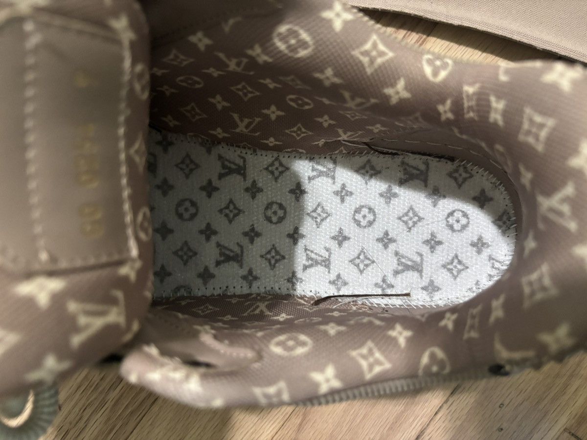 Louis Vuitton brown snakeskin-style embossed leather Size US 9.5 / EU 42-43 - 8 Thumbnail