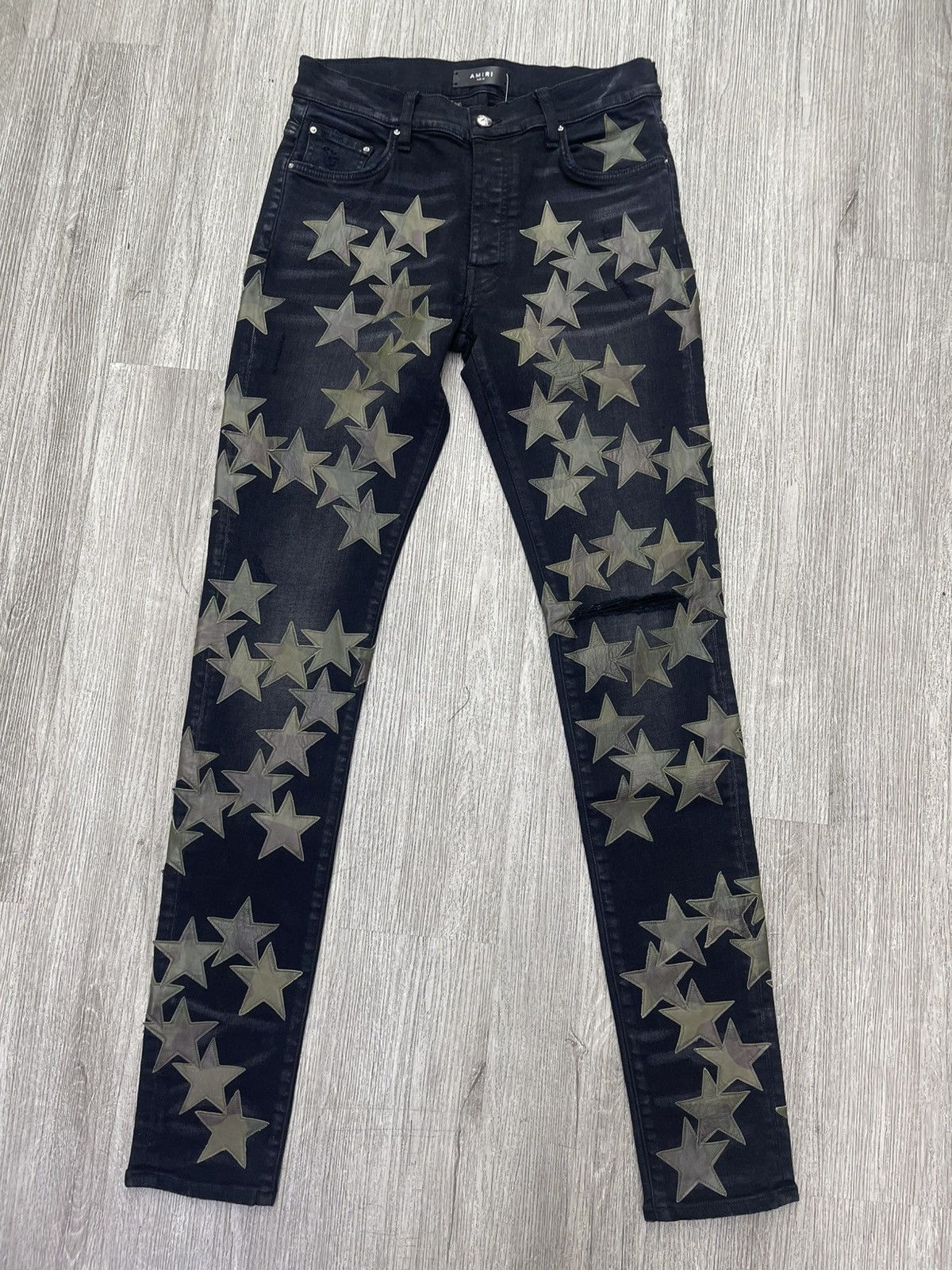 Amiri Amiri X chemist jeans (black/camo) Size US 31 - 1 Thumbnail