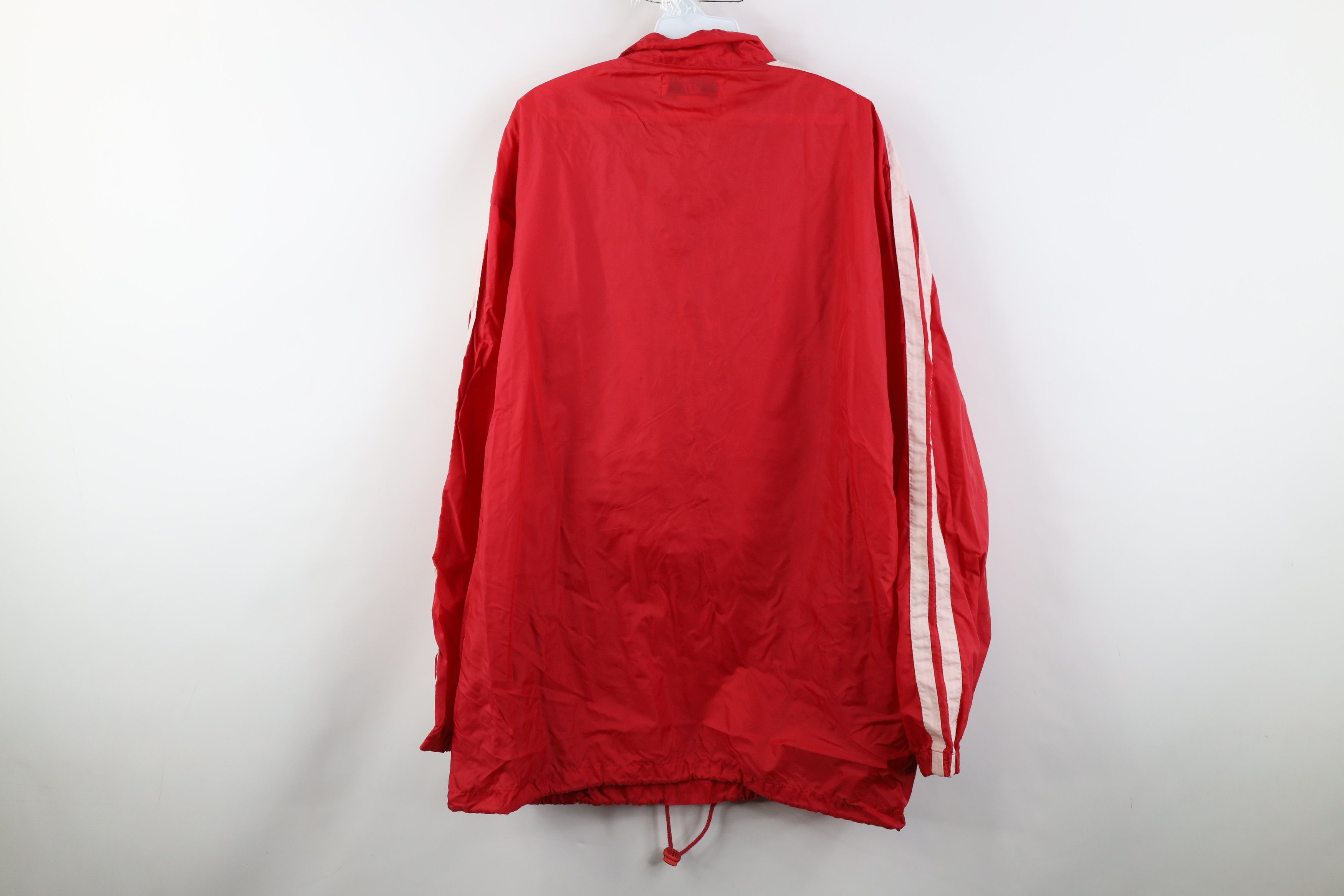 Vintage Vintage 90s Streetwear Anorak Windbreaker Jacket Red Size US XL / EU 56 / 4 - 13 Thumbnail