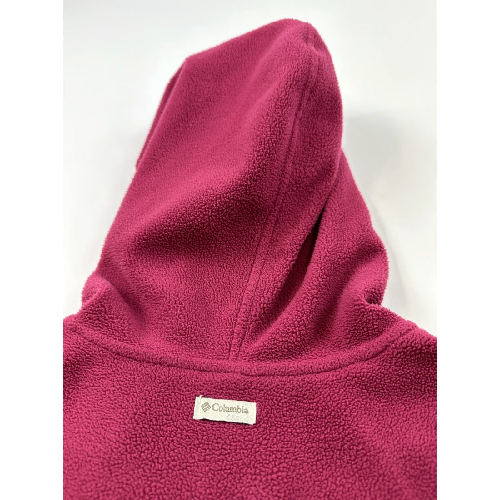 Pinko Columbia Fleece Jacket Pink Womens Small Hooded Full Zip Up X.C.O. Size S / US 4 / IT 40 - 6 Thumbnail