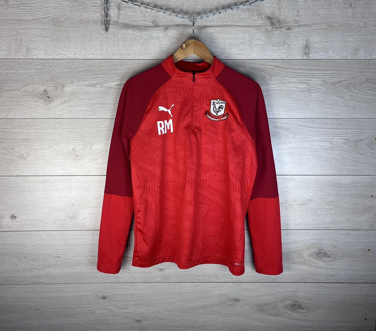 Puma Men’s soccer sweater 1/3 zip Puma FC Coggeshall Town size S Size US S / EU 44-46 / 1 - 1 Thumbnail
