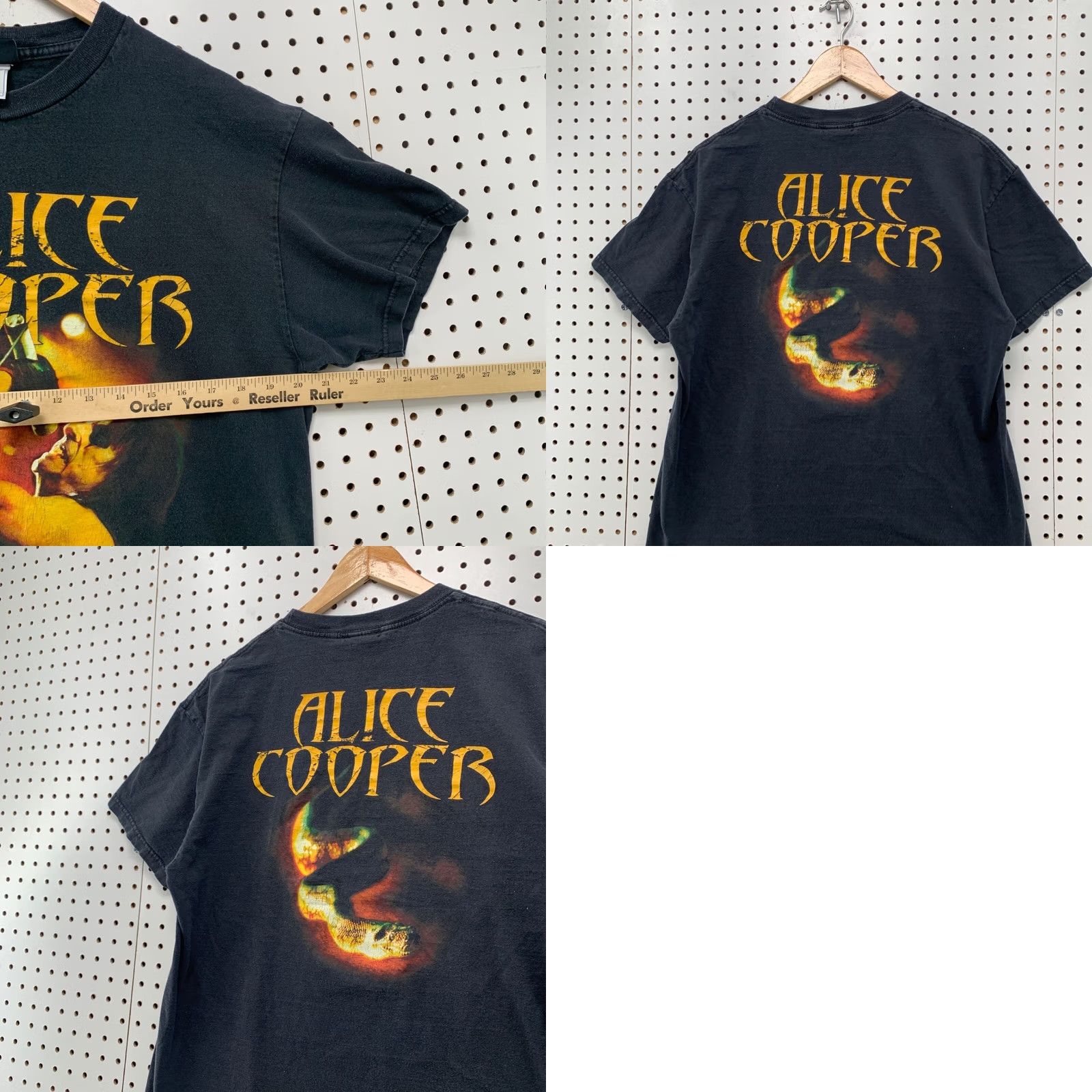 Vintage VINTAGE Alice Cooper Shirt Mens L Black Signature Network 2004 Music Shirt Mens Large Black Signature Network 2004 Music Size US L / EU 52-54 / 3 - 10 Thumbnail