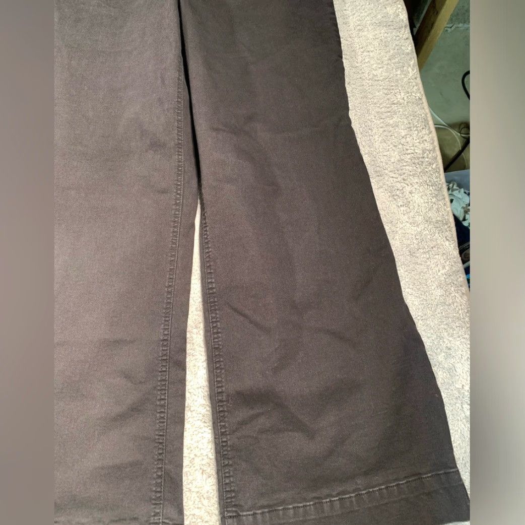 Vintage Draper James Pants - RSVP Black Wide-Leg Dress Pants 16W Plus, Women, Black, 16W, Wide-Leg, Dress Pants, Womens Size 38" / US 16 / IT 52 - 3 Thumbnail