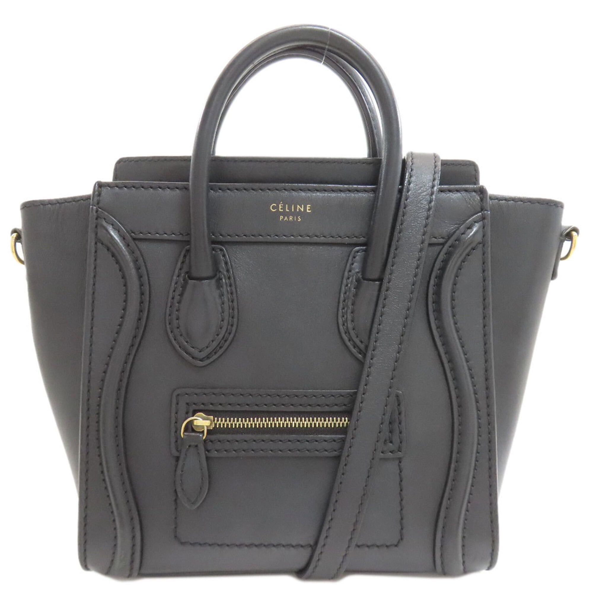 Celine Celine Luggage Nano 2-Way Handbag, Calfskin, Women's CELINE Size ONE SIZE - 1 Thumbnail