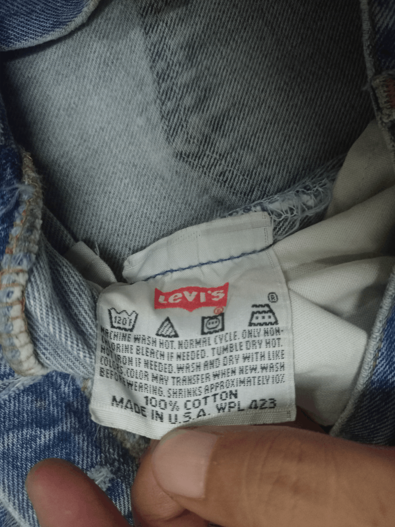 Levi's × Levi's Vintage Clothing Vintage 90s Levis 501 Stonewashed Distressed Loose Jeans Size US 30 / EU 46 - 13 Thumbnail