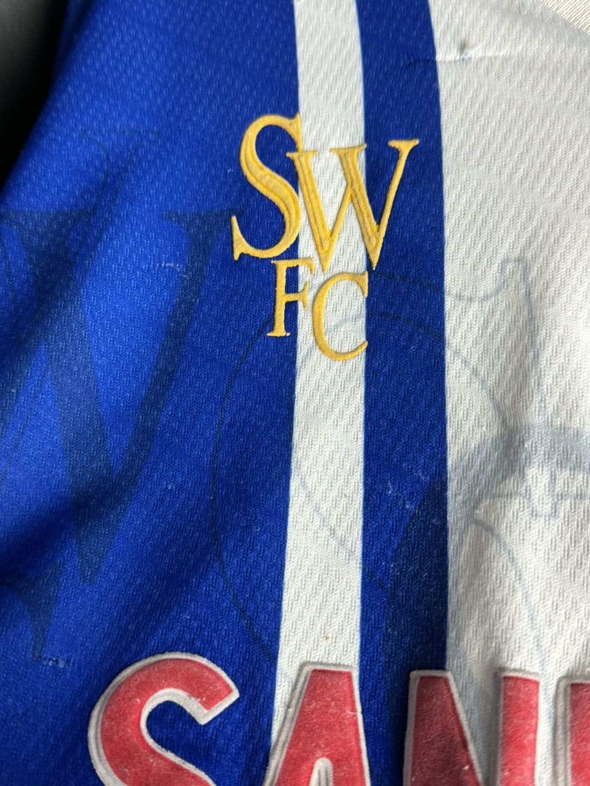 Puma Sheffield Wednesday 95/97 Home Football Jersey Size US L / EU 52-54 / 3 - 9 Thumbnail