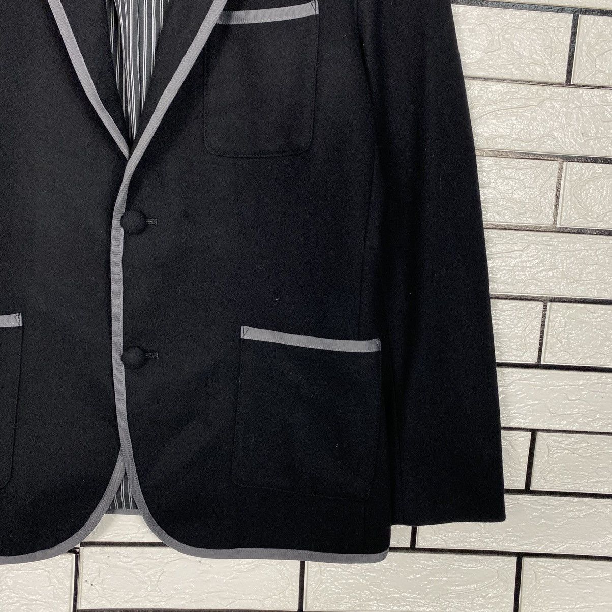 Fred Perry 📌Vintage Chore Button Jacket Fred Perry Striped Lining Size US L / EU 52-54 / 3 - 6 Thumbnail
