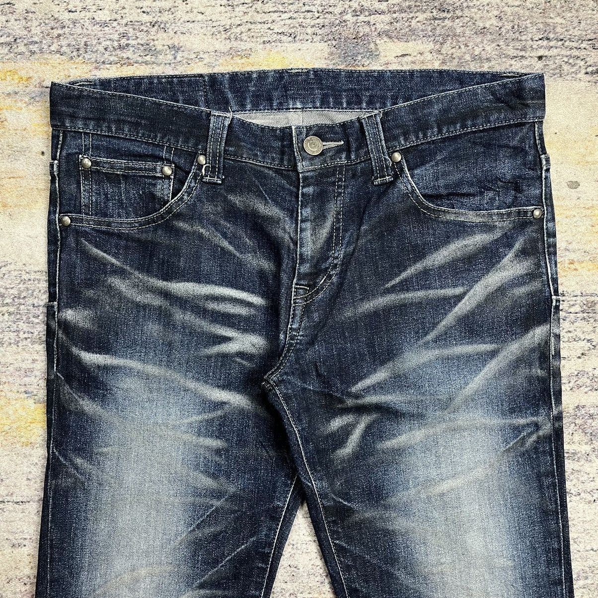 Tornado Mart Tornado Mart whisker wash boot cut low rise denim pants Size US 32 / EU 48 - 5 Thumbnail