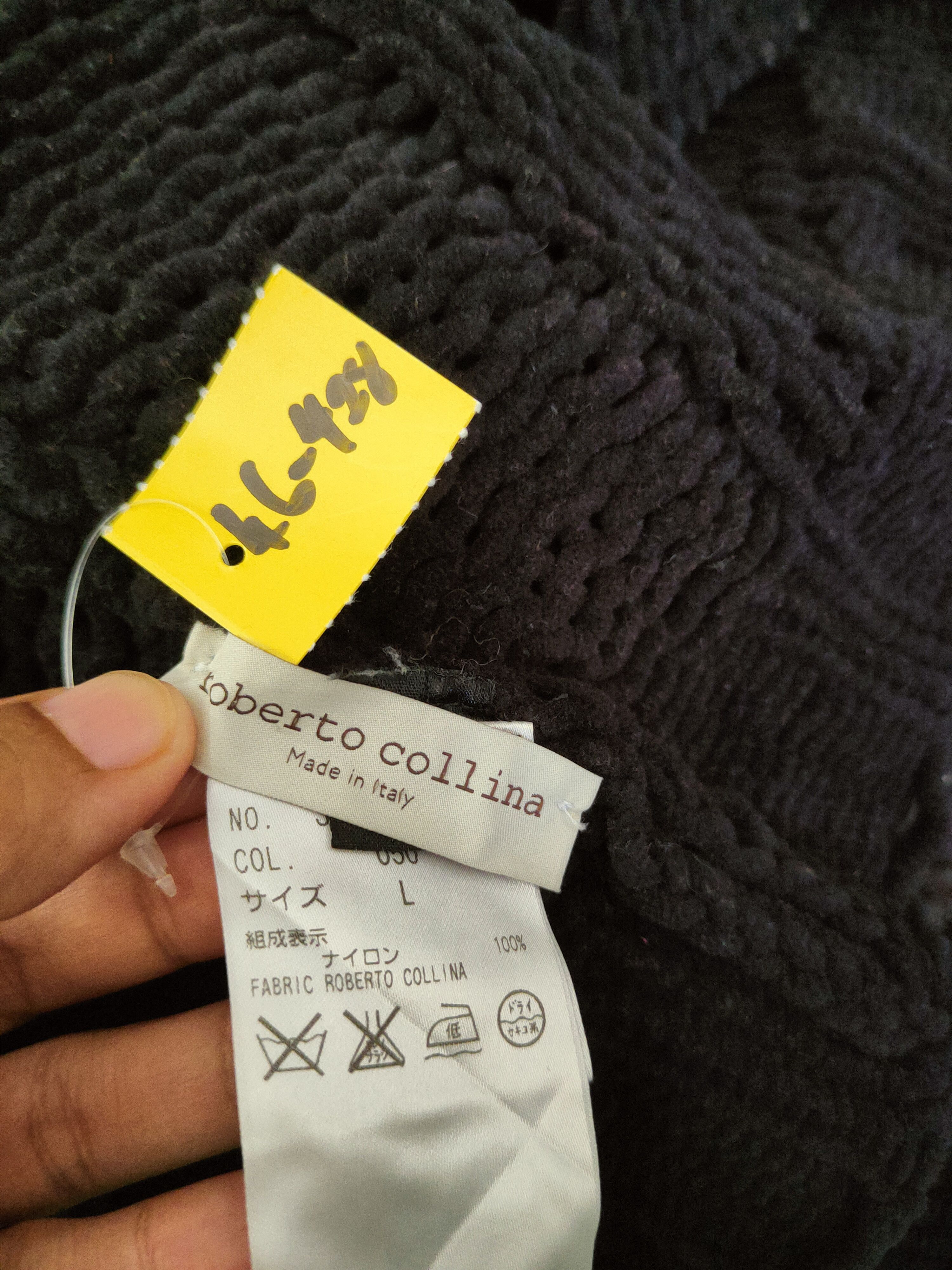 Roberto Collina DL Roberto Collina Black Knitwear Sweaters #46-428 Size US L / EU 52-54 / 3 - 10 Thumbnail