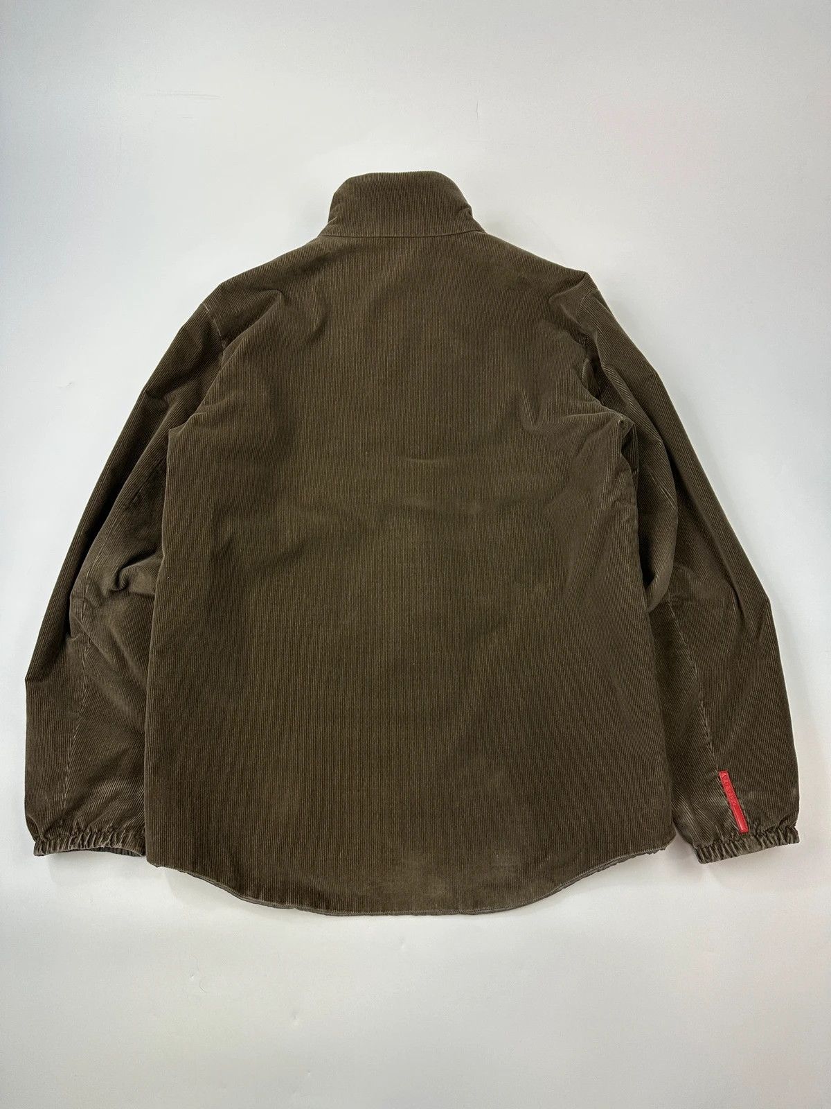 Prada Prada Sport FW01-05 Khaki Brown Corduroy Padded Jacket Size US XL / EU 56 / 4 - 4 Thumbnail