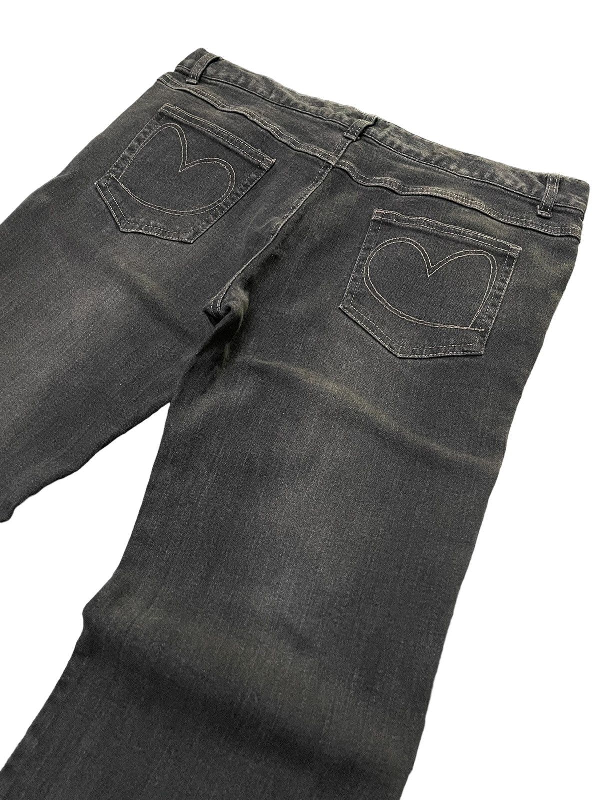 Hysteric Glamour × semanticdesign Emma James Distressed Frayed Art Flower Flower Jeans Size US 30 / EU 46 - 8 Thumbnail