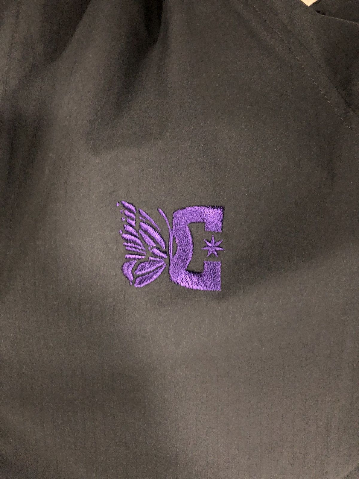 Needles × Nepenthes Needles DC shoes black purple track jacket zip up Size US S / EU 44-46 / 1 - 2 Thumbnail