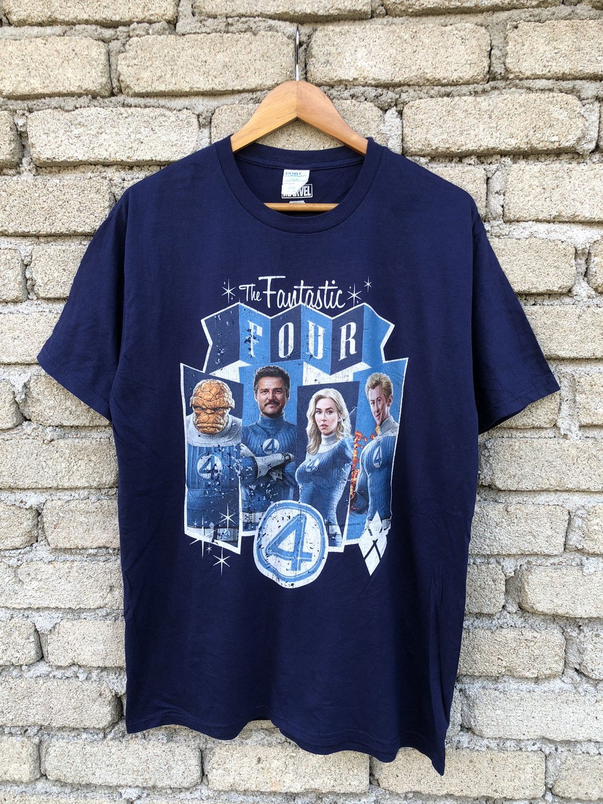 Marvel Comics Vintage Y2K Marvel The Fantastic 4 Tshirt Size US L / EU 52-54 / 3 - 1 Thumbnail