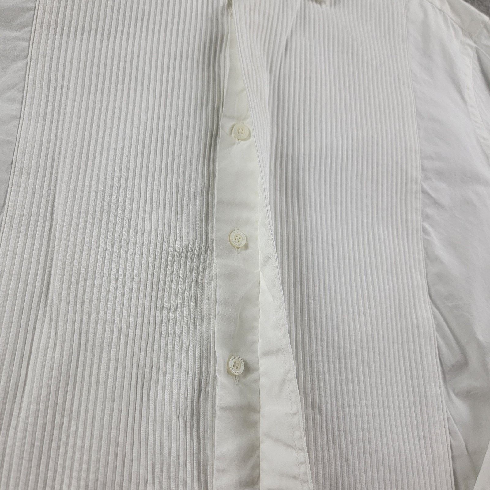 Todd Snyder Todd Snyder x Hamilton Pique Bib Fly Front Tuxedo Shirt Size US M / EU 48-50 / 2 - 11 Thumbnail