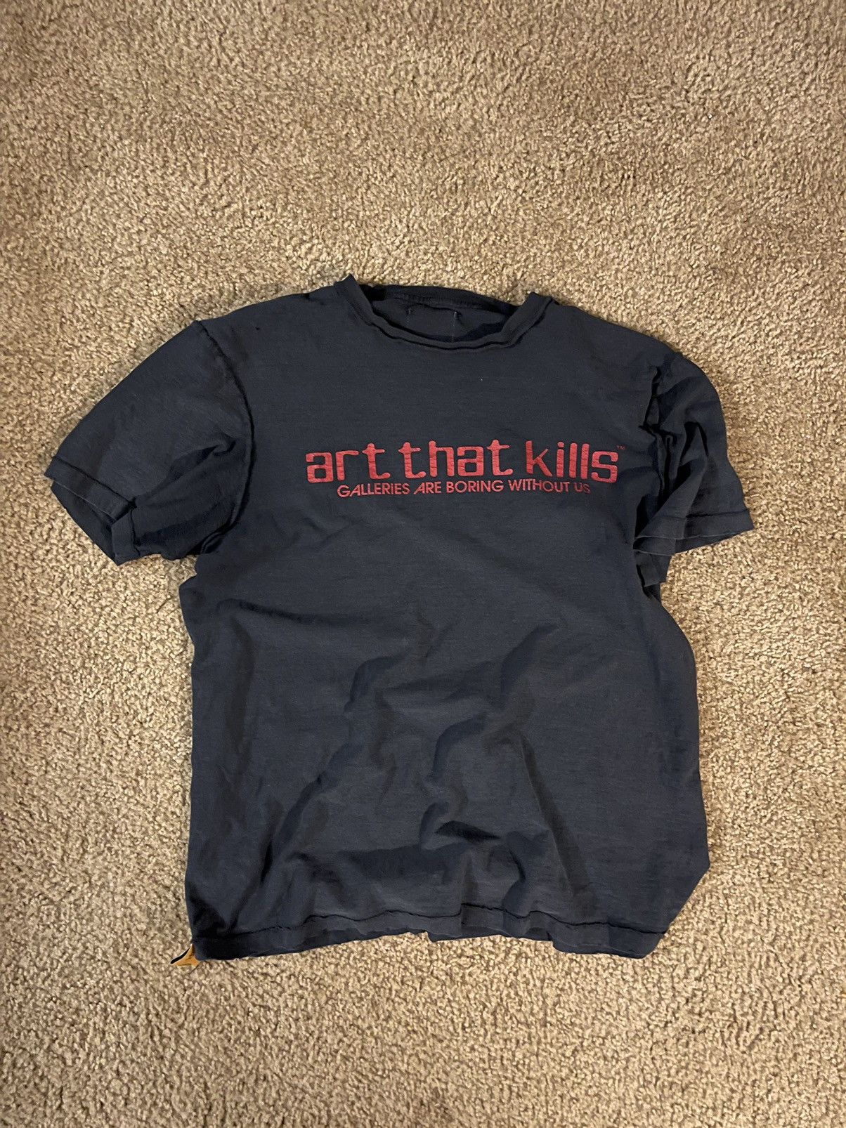 image of Gallery Dept. Atk Reversible French Logo Tee in Black, Men's (Size Medium)