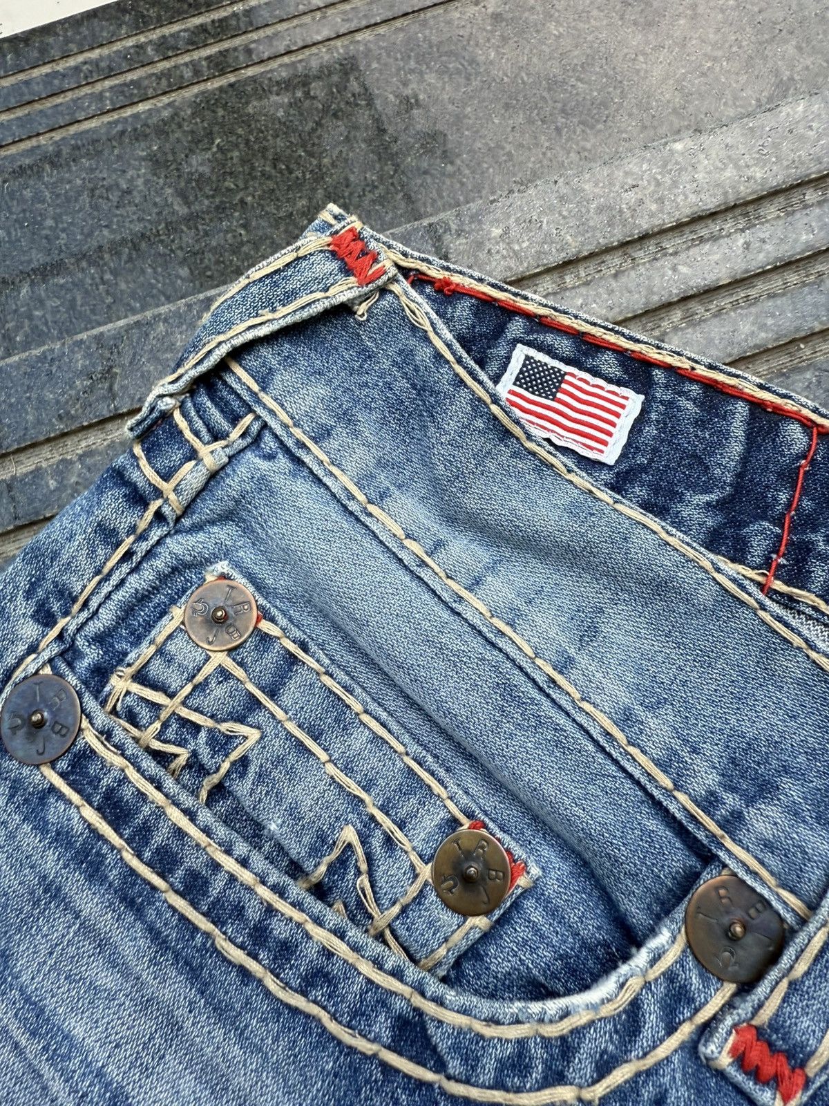 True Religion 90’s TRUE RELIGION RARE POCKET LOGO Y2K VINTAGE RETRO PANTS Size US 38 / EU 54 - 12 Thumbnail