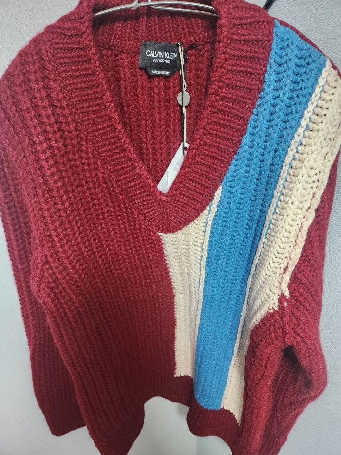 Calvin Klein 205W39NYC Calvin Klein 205W39NYC oversized chunky stripe sweater Size US L / EU 52-54 / 3 - 7 Thumbnail