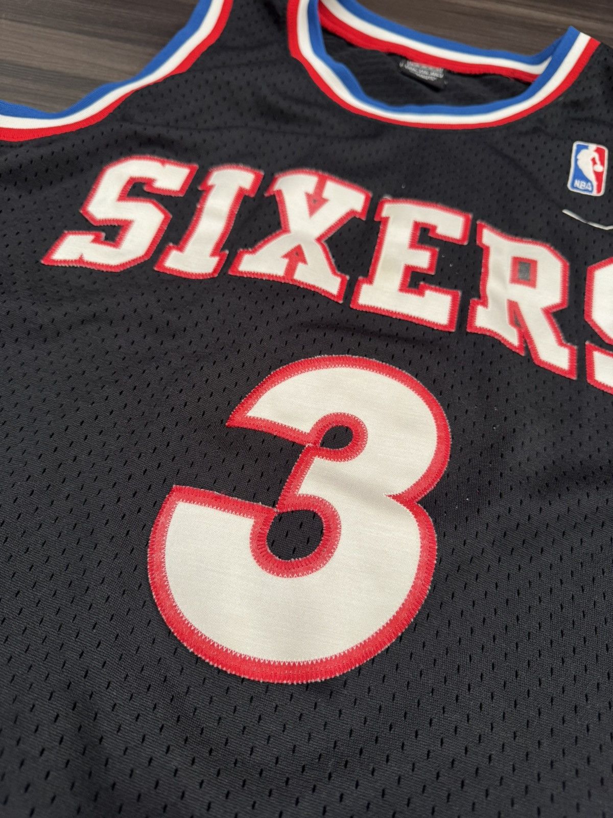 Nike Vintage 76ers Sixers Allen Iverson #3 NBA Stitched Jersey Size US XXL / EU 58 / 5 - 3 Thumbnail