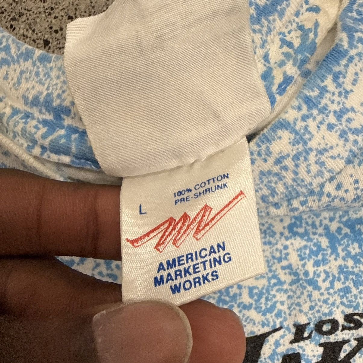 NBA VTG NBA MAGIC JOHNSON Los Angeles Lakers ALL OVER T-SHIRT Size US L / EU 52-54 / 3 - 6 Thumbnail