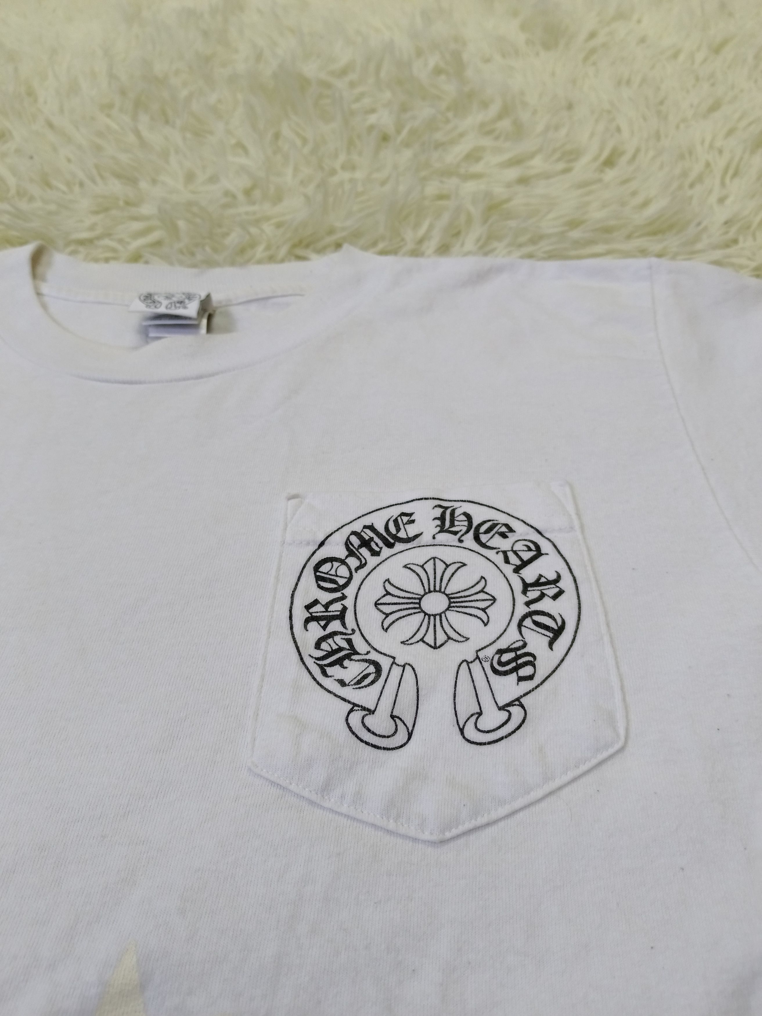 Chrome Hearts Vintage Rare Chrome Hearts Star Pocket Tee Spellout Size US M / EU 48-50 / 2 - 3 Thumbnail
