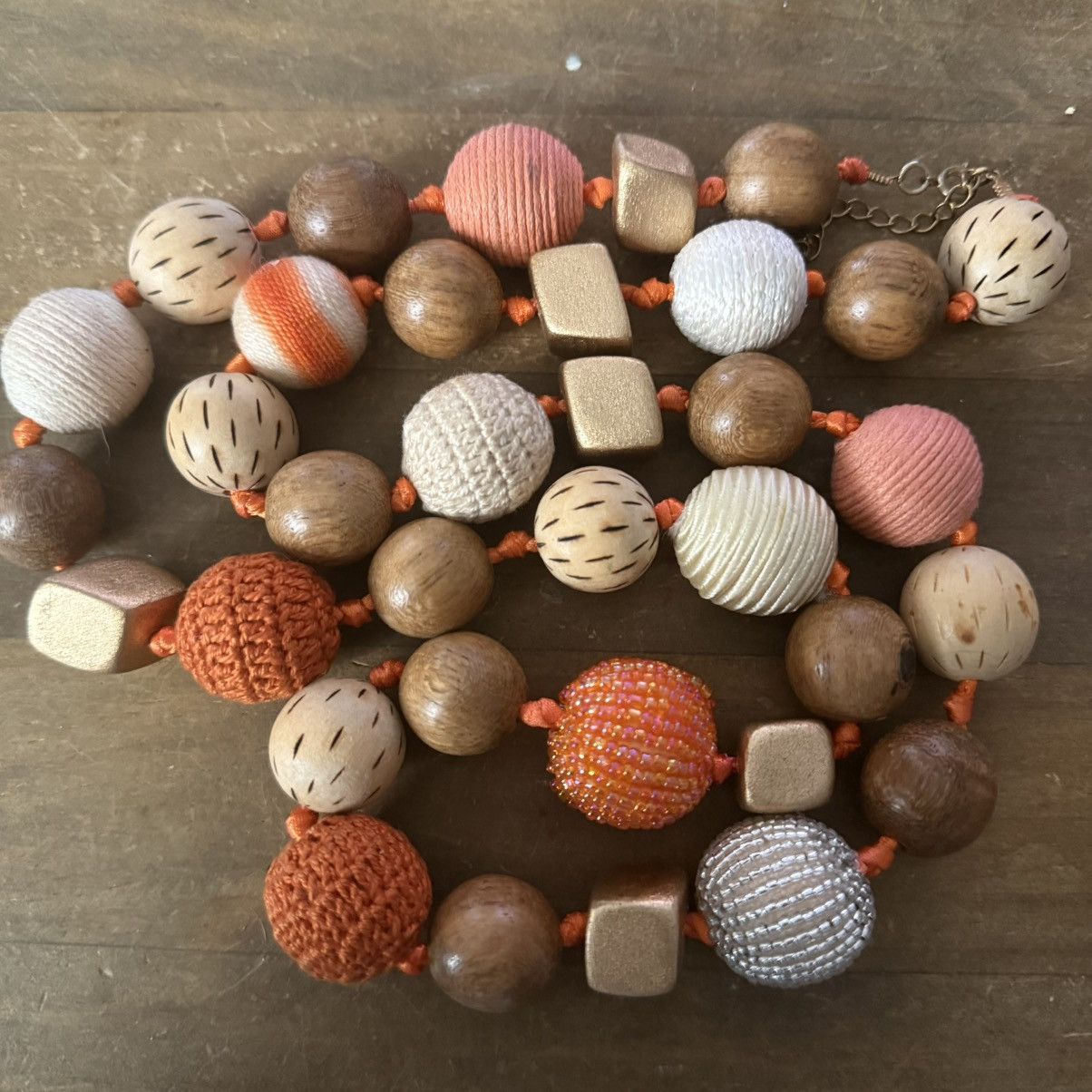 Vintage Vintage chunky assorted bead necklace Size ONE SIZE - 2 Thumbnail